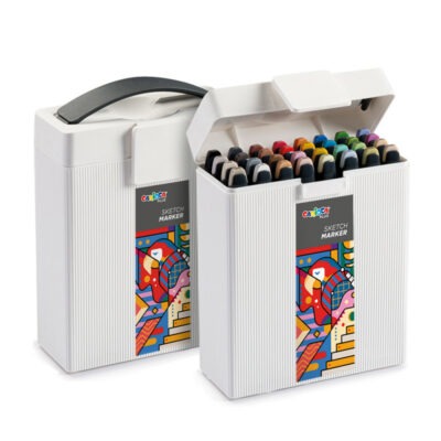 Pennarello Carioca Plus Sketch Marker Box Rigida Colori Assortiti - immagine 7