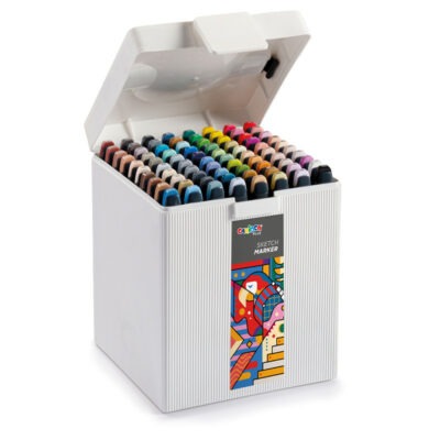 Pennarello Carioca Plus Sketch Marker Box Rigida Colori Assortiti