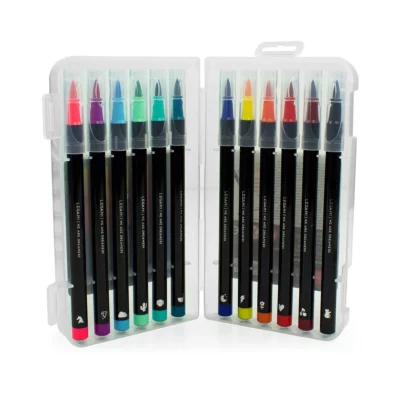 Set di 12 Pennarelli Legami con Punta Pennello - Brush Markers - immagine 2