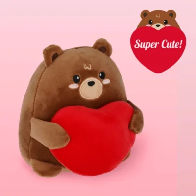 Pupazzo Legami Orso con cuore – San Valentino - immagine 2